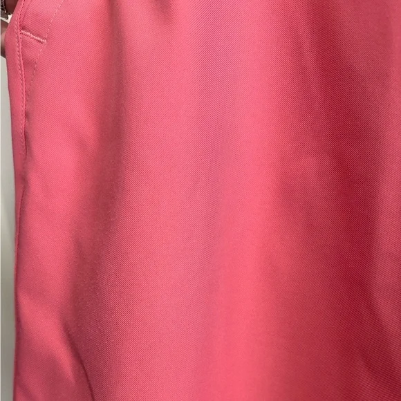 Peter Millar Shorts Men 36L Khaki Coral Res Salem Performance Flat Front Golf - Picture 8 of 10